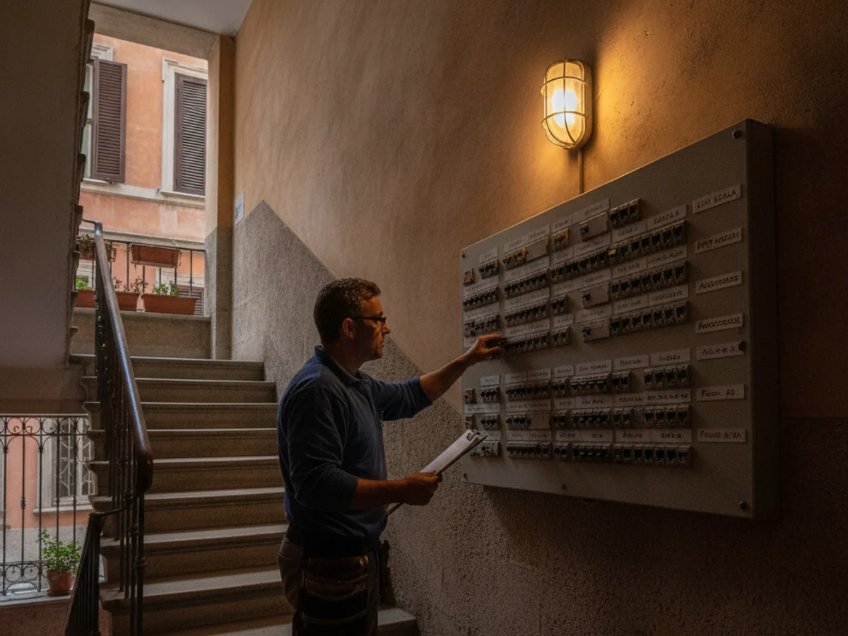 Installazione luci LED in appartamento moderno